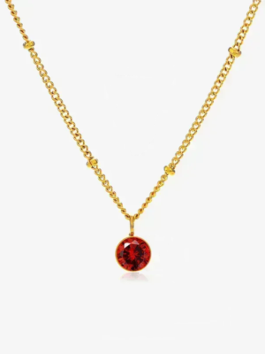 Birthstone Pendant Necklace