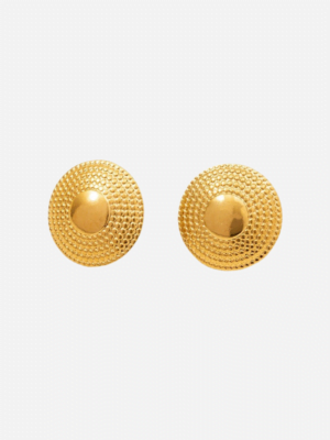 Grecian Circular Stud Earrings