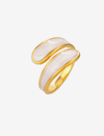 Athena Enamel Adjustable Open Ring