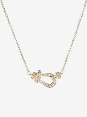 Horseshoe Buckle Pendant Necklace