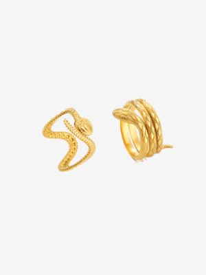 Kundalini Harmony Open Adjustable Rings Set